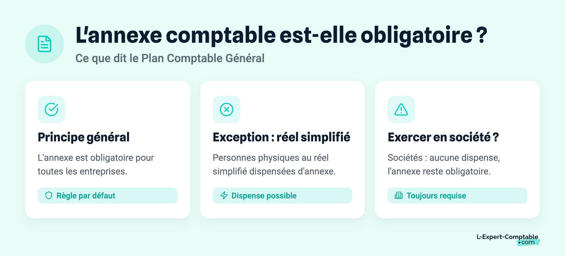 L'annexe comptable est-elle obligatoire ?